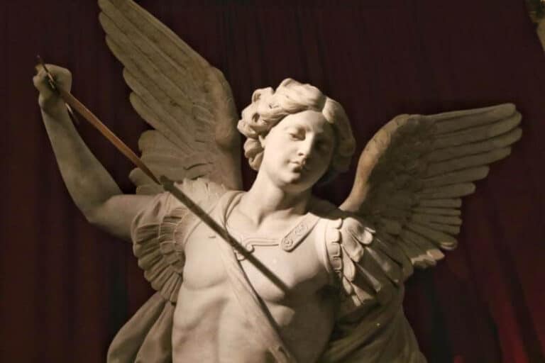 marble statue of St. Michael